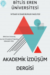 Bitlis Eren Üniversitesi İktisadi Ve İdari Bilimler Fakültesi Akademik İzdüşüm Dergisi
